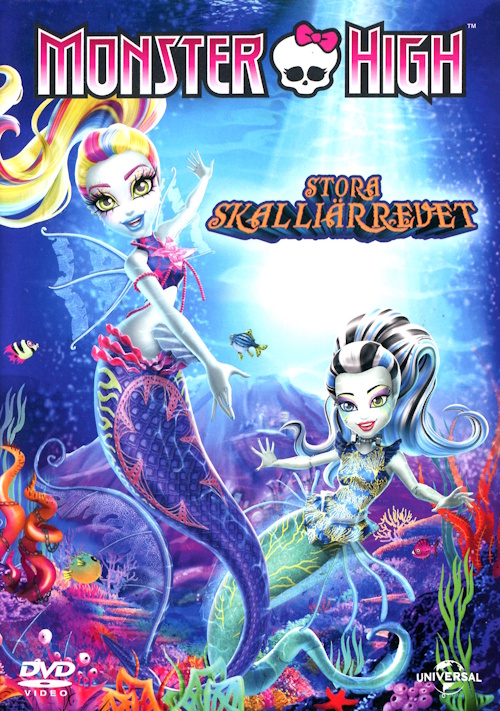 dvd-monster-high-stora-skalliarrevet-fram DVD - Monster High: Stora Skalliärrevet framsida