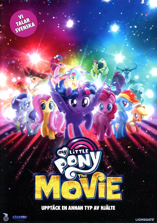 dvd-my-little-pony-the-movie-fram DVD - My Little Pony: The Movie framsida