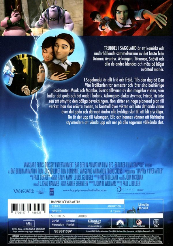 DVD - Trubbel i Sagoland baksida