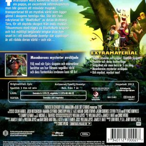 Bluray - Epic: Skogens hemliga rike (2013) (3D) baksida