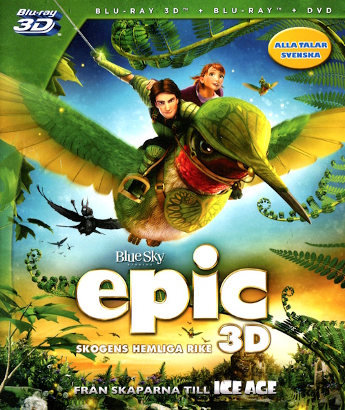 epic-skogens-hemliga-rike-2013-3d-bluray-fram Bluray - Epic: Skogens hemliga rike (2013) (3D) framsida