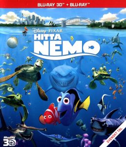 Bluray - Hitta Nemo (Finding Nemo) (Disney Pixar) (2003) (3D) framsida