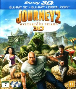 Bluray - Journey 2: The Mysterious Island (Dwayne Johnson) (2011) (3D) framsida