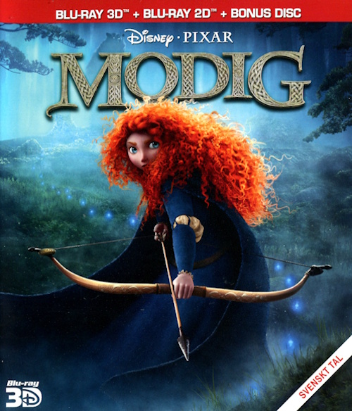 modig-disney-pixar-2012-3d-bluray-fram Bluray - Modig (Disney Pixar) (2012) (3D) framsida
