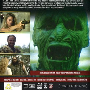Bluray - Prisoners of the Lost Universe (Richard Hatch) (1983) (Bluray+DVD) (Import) baksida