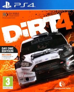Playstation 4 - Dirt 4 framsida