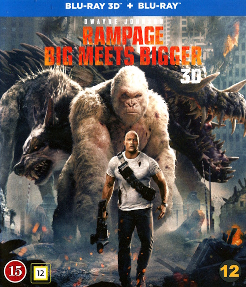 rampage-big-meets-bigger-dwayne-johnson-2018-3d-bluray-fram Bluray - Rampage: Big Meets Bigger (Dwayne Johnson) (2018) (3D) framsida