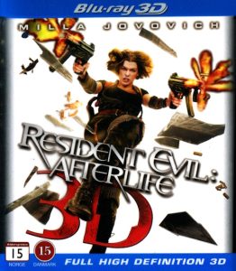 Bluray - Resident Evil : Afterlife (Milla Jovovich) (2010) (3D) framsida