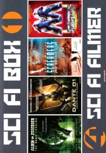 DVD - Sci-fi Box 1 (4 Filmer) framsida