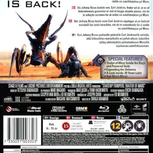 Bluray - Starship Troopers: Traitor Of Mars (Shinji Aramaki) (2017) baksida